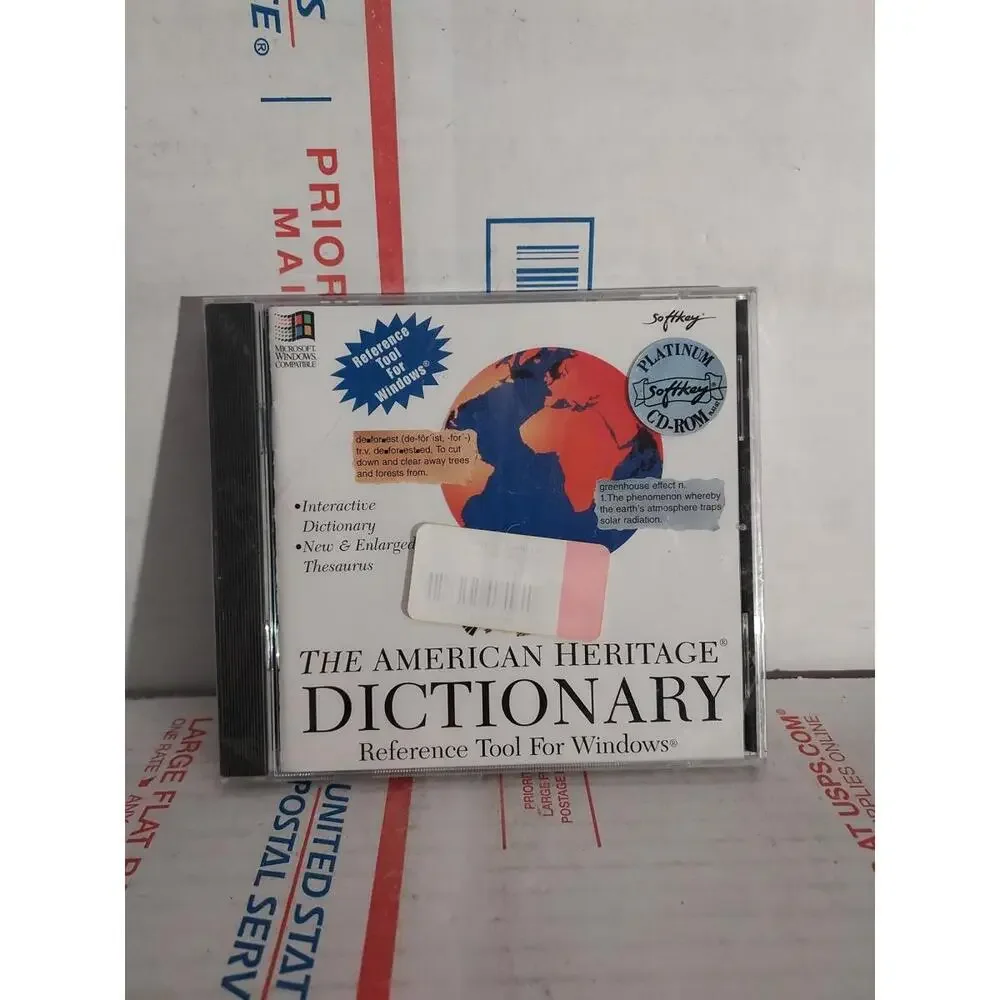 The American Heritage Dictionary Reference Tool For Windows (PC CD-ROM) - #175h